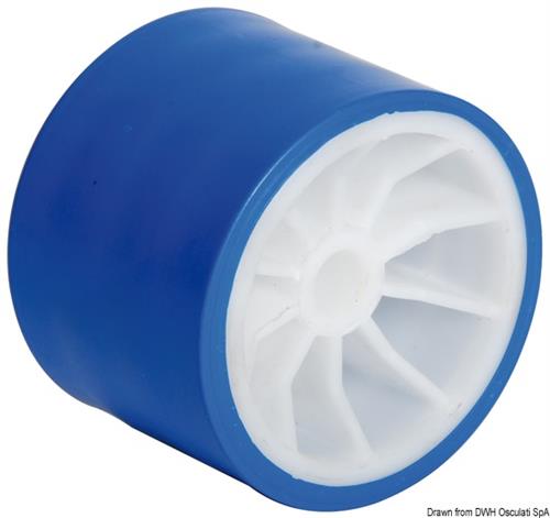 Rullo laterale blu Ø foro 15 mm